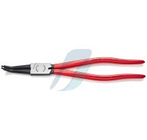 Knipex Circlip Pliers for internal circlips in bore holes 45 degree bent plastic coated black atramentized 310 mm