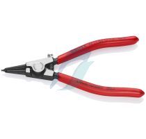 Knipex 46 11 G0 Circlip Pliers for grip rings on shafts plastic coated black atramentized 140 mm