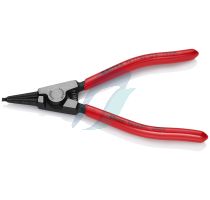 Knipex Circlip Pliers for grip rings on shafts plastic coated black atramentized 140 mm
