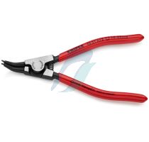 Knipex Circlip Pliers for external circlips on shafts 45 bent plastic coated black atramentized 130 mm