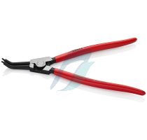 Knipex Circlip Pliers for external circlips on shafts 45 degree bent plastic coated black atramentized 310 mm