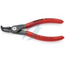 Knipex Precision Circlip Pliers for internal circlips in bore holes with non-slip plastic coating grey atramentized 130 mm