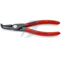 Knipex Precision Circlip Pliers for internal circlips in bore holes with non-slip plastic coating grey atramentized 165 mm (self-service card/blister)