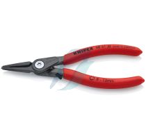 Knipex Precision Circlip Pliers for internal circlips in bore holes with overstretching limiter with non-slip plastic coating grey atramentized 140 mm