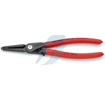 Knipex Precision Circlip Pliers for internal circlips in bore holes with overstretching limiter with non-slip plastic coating grey atramentized 225 mm