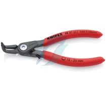 Knipex Precision Circlip Pliers for internal circlips in bore holes with non-slip plastic coating grey atramentized 130 mm