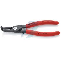 Knipex Precision Circlip Pliers for internal circlips in bore holes with non-slip plastic coating grey atramentized 165 mm