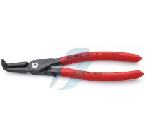 Knipex Precision Circlip Pliers for internal circlips in bore holes with non-slip plastic coating grey atramentized 210 mm