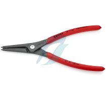 Knipex Precision Circlip Pliers for external circlips on shafts with non-slip plastic coating grey atramentized 225 mm (self-service card/blister)