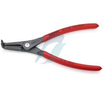 Knipex Precision Circlip Pliers for external circlips on shafts with non-slip plastic coating grey atramentized 210 mm (self-service card/blister)