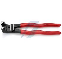 Knipex Bolt End Cutting Nipper high lever transmission plastic coated black atramentized 200 mm (self-service card/blister)