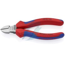 Knipex Diagonal Cutter with multi-component grips black atramentized 140 mm (self-service card/blister)