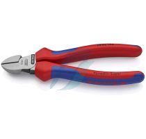 Knipex Diagonal Cutter with multi-component grips black atramentized 160 mm (self-service card/blister)