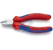 Knipex Diagonal Cutter with multi-component grips chrome-plated 125 mm