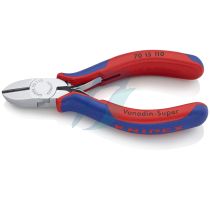 Knipex Diagonal Cutter with multi-component grips chrome-plated 110 mm
