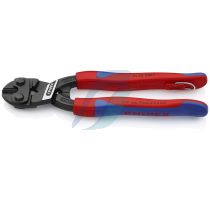 Knipex CoBolt Compact Bolt Cutter with slim multi-component grips, with integrated tether attachment point for a tool tether black atramentized 200 mm