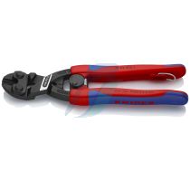 Knipex CoBolt Compact Bolt Cutter with slim multi-component grips, with integrated tether attachment point for a tool tether black atramentized 200 mm (self-service card/blister)