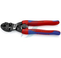 Knipex High Leverage Flush Cutter for soft metal and plastic with slim multi-component grips black atramentized 200 mm