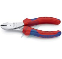 Knipex High Leverage Diagonal Cutter with multi-component grips chrome-plated 140 mm