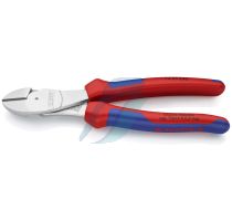 Knipex High Leverage Diagonal Cutter with multi-component grips chrome-plated 200 mm (self-service card/blister)