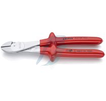 Knipex High Leverage Diagonal Cutter with dipped insulation, VDE-tested chrome-plated 250 mm