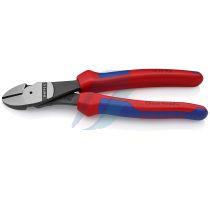 Knipex High Leverage Diagonal Cutter with multi-component grips black atramentized 200 mm