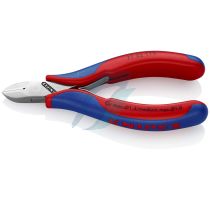 Knipex Electronics Diagonal Cutter with multi-component grips 115 mm (self-service card/blister)