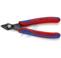 Knipex Electronic Super Knips with multi-component grips burnished 125 mm (self-service card/blister)