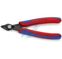 Knipex Electronic Super Knips with multi-component grips burnished 125 mm (self-service card/blister)