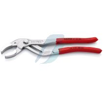 Knipex Siphon and Connector Pliers with non-slip plastic coating chrome-plated 250 mm (self-service card/blister)