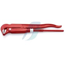 Knipex Pipe Wrench 90? red powder-coated 310 mm