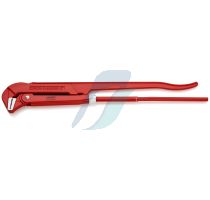 Knipex Pipe Wrench 90° red powder-coated 650 mm