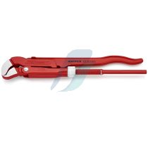 Knipex Pipe Wrench S-Type red powder-coated 245 mm
