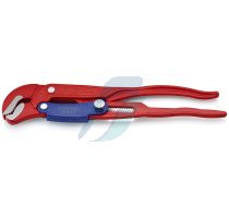 Knipex Pipe Wrench S-Type with fast adjustment red powder-coated 330 mm