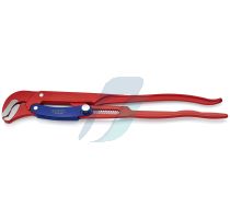 Knipex Pipe Wrench S-Type with fast adjustment red powder-coated 560 mm