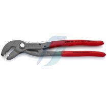 Knipex Spring Hose Clamp Pliers with retainer with non-slip plastic coating grey atramentized 250 mm