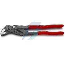 Knipex Pliers Wrench pliers and a wrench in a single tool with non-slip plastic coating black atramentized 250 mm (self-service card/blister)