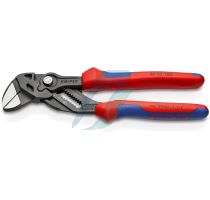Knipex Pliers Wrench pliers and a wrench in a single tool with multi-component grips black atramentized 180 mm