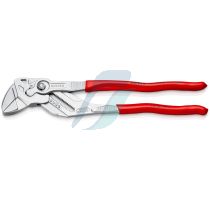 Knipex Pliers Wrench pliers and a wrench in a single tool plastic coated chrome-plated 300 mm (self-service card/blister)