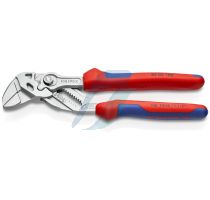 Knipex Pliers Wrench pliers and a wrench in a single tool with multi-component grips chrome-plated 180 mm