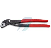 Knipex Cobra High-tech Water Pump Pliers with non-slip plastic coating grey atramentized 300 mm (self-service card/blister)