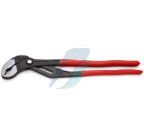 Knipex Cobra XXL Pipe Wrench and Water Pump Pliers plastic coated grey atramentized 560 mm