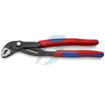 Knipex Cobra High-tech Water Pump Pliers with slim multi-component grips grey atramentized 250 mm (self-service card/blister)