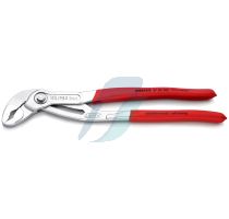 Knipex Cobra High-tech Water Pump Pliers with non-slip plastic coating chrome-plated 300 mm (self-service card/blister)