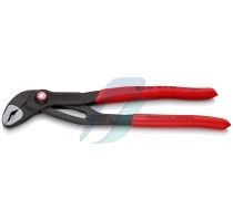 Knipex Cobra QuickSet High-tech Water Pump Pliers with non-slip plastic coating grey atramentized 250 mm (self-service card/blister)