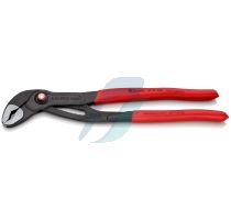 Knipex Cobra QuickSet High-tech Water Pump Pliers with non-slip plastic coating grey atramentized 300 mm (self-service card/blister)
