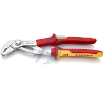 Knipex Cobra VDE High-tech Water Pump Pliers, insulated insulated with multi-component grips, VDE-tested chrome-plated 250 mm