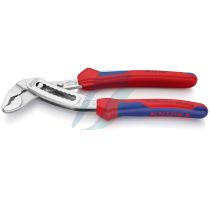 Knipex Alligator Water Pump Pliers with multi-component grips chrome-plated 180 mm