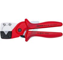 Knipex Pipe cutter for multilayer and pneumatic hoses tough fibreglass reinforced plastic handles 185 mm (self-service card/blister)