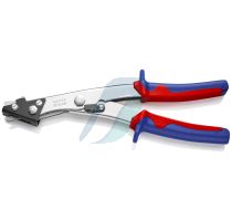 Knipex Sheet Metal Nibbler with multi-component grips nickel plated 280 mm